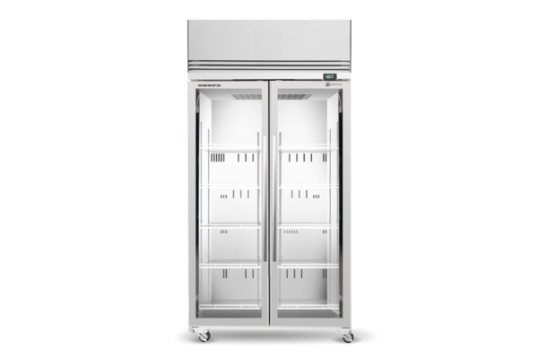 SKFT1000N-A 2 Glass Door Upright Display or Storage Freezer